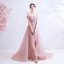 Load image into Gallery viewer, The Kaylee Off Shoulder Gown (Available in 2 colours)