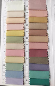 Pearl Chiffon Colour Chart