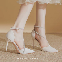 Load image into Gallery viewer, The Harper Wedding Bridal Heels (Available in 2 Colours)