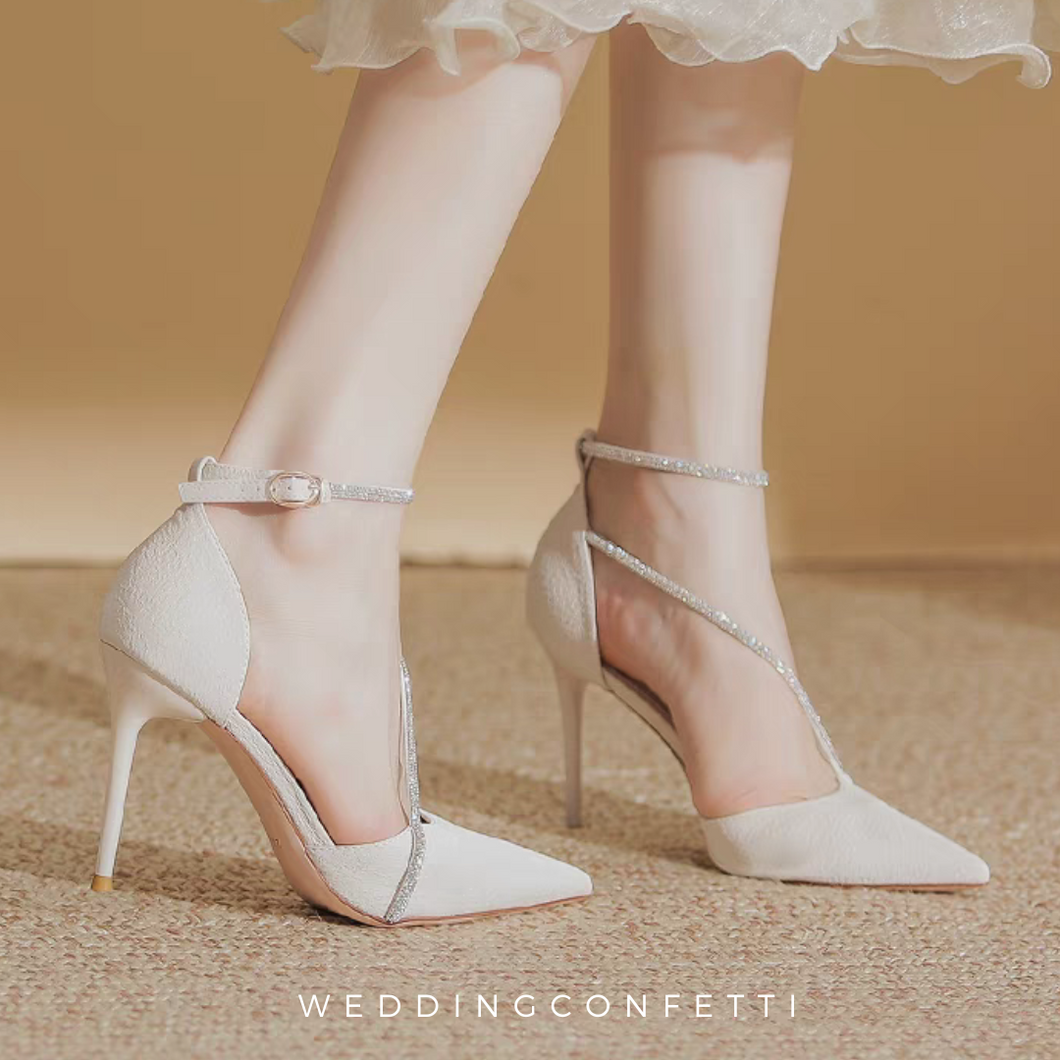 The Harper Wedding Bridal Heels (Available in 2 Colours)