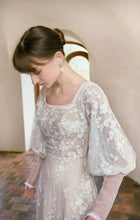 Load image into Gallery viewer, The Dorothea Wedding Bridal Flare Sleeves Gown