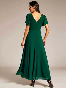 The Armenia Flare Short Sleeves Gown (Available in 3 Colours)