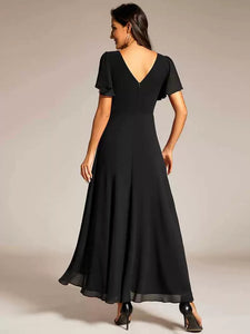 The Armenia Flare Short Sleeves Gown (Available in 3 Colours)