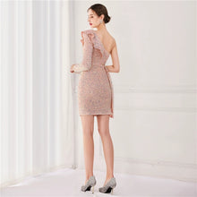 Load image into Gallery viewer, The Regene Sequined Toga Short Dress (Available in 6 Colours)