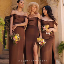 Load image into Gallery viewer, The Tessie Satin Bridesmaid Collection (Customisable)