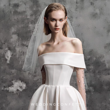 Load image into Gallery viewer, The Luella Wedding Bridal Off Shoulder White Dress