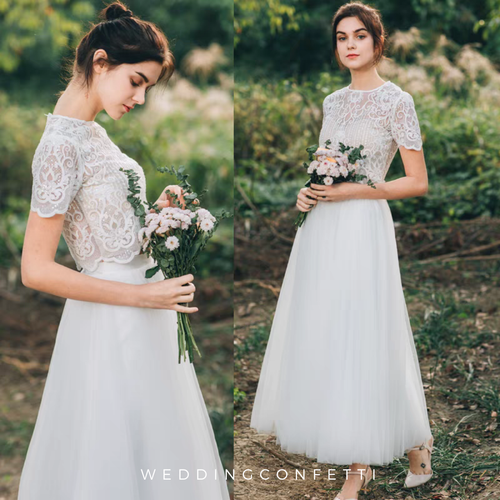 The Hyacinth Wedding Bridal Two Piece Separates (Customisable)