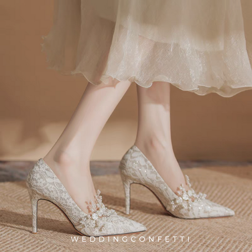 The Hasera Wedding Bridal Heels (Available in 2 Colours)