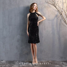 Load image into Gallery viewer, The Lorlese Sequined Halter Short Dress (Available in 6 Colours)