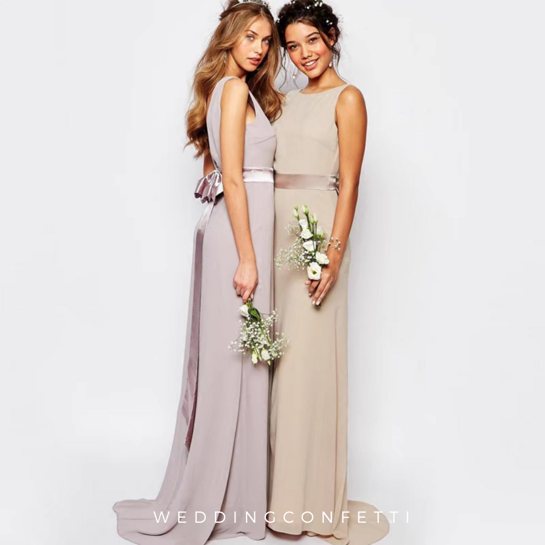 The Ladayne Chiffon Bridesmaid Series (Customisable) - WeddingConfetti