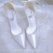 Load image into Gallery viewer, The Shiroi White Bridal Heels