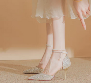 The Hadley Wedding Bridal Heels (Available in 2 Colours)