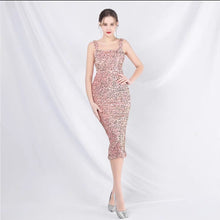 Load image into Gallery viewer, The Benita Sequined Sleeveless Midi Dress (Available in 8 Colours)