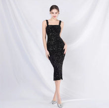 Load image into Gallery viewer, The Benita Sequined Sleeveless Midi Dress (Available in 8 Colours)