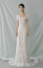 Load image into Gallery viewer, The Francesca Wedding Bridal Short Sleeves Gown