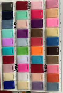 Soft Tulle Colour Chart