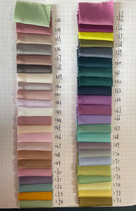 Thin Satin Colour Chart