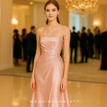 Load image into Gallery viewer, The Carene Evening Tube Dress (Available in 2 Colours)