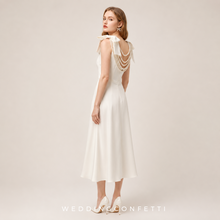 Load image into Gallery viewer, The Estee White Sleeveless Dress