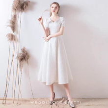 Load image into Gallery viewer, The Lilette Short Sleeve Bohemian Dress - WeddingConfetti