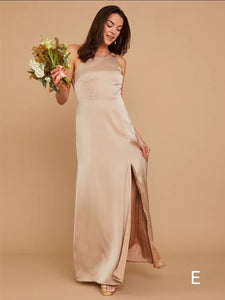 The Bridgette Satin Bridesmaid Series (Customisable)