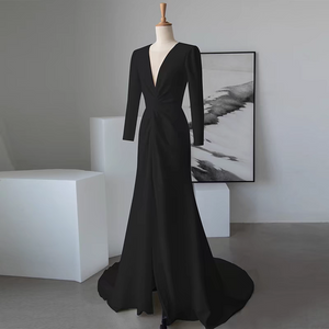 The Yvellte Evening Long Sleeves Mermaid Dress (Available in 2 Colours)