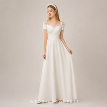 Load image into Gallery viewer, The Lilette Wedding Bridal Off Shoulder Gown