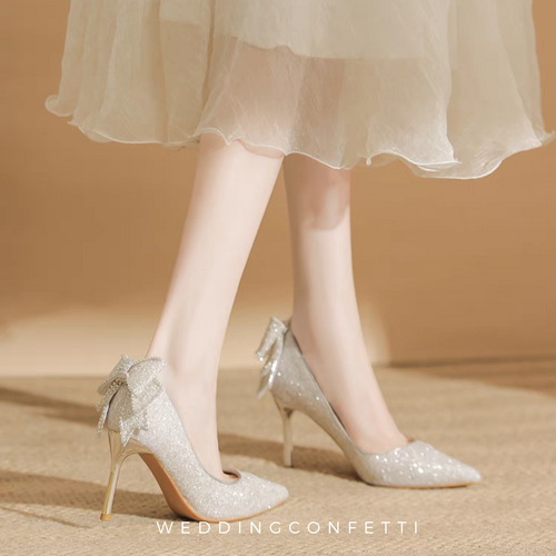The Klary Wedding Bridal Glitter Heels