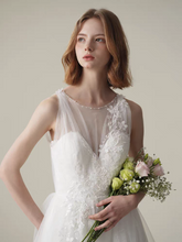 Load image into Gallery viewer, The Ressaly Wedding Bridal Sleeveless Gown - WeddingConfetti