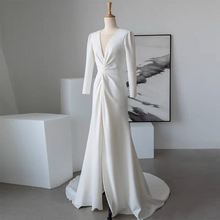 Load image into Gallery viewer, The Yvellte Evening Long Sleeves Mermaid Dress (Available in 2 Colours)