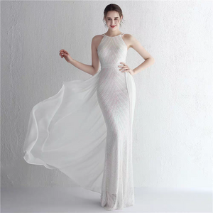 The Codila Halter Evening Mermaid Dress (Available in 6 colours)