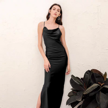 Load image into Gallery viewer, The Freda Satin Cowl Neck Dress (Available in 4 colours) - WeddingConfetti