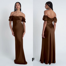 Load image into Gallery viewer, The Pennylia Satin Bridesmaid Series (Customisable) - WeddingConfetti