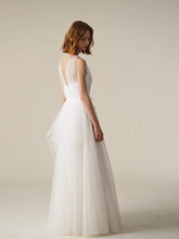 Load image into Gallery viewer, The Ressaly Wedding Bridal Sleeveless Gown - WeddingConfetti