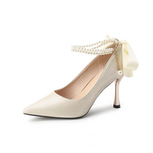 Load image into Gallery viewer, The Hazelle Wedding Bridal Heels (Available in 2 colours) - WeddingConfetti