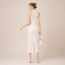 Load image into Gallery viewer, The Aurele Sleeveless Cheongsam Gown - WeddingConfetti