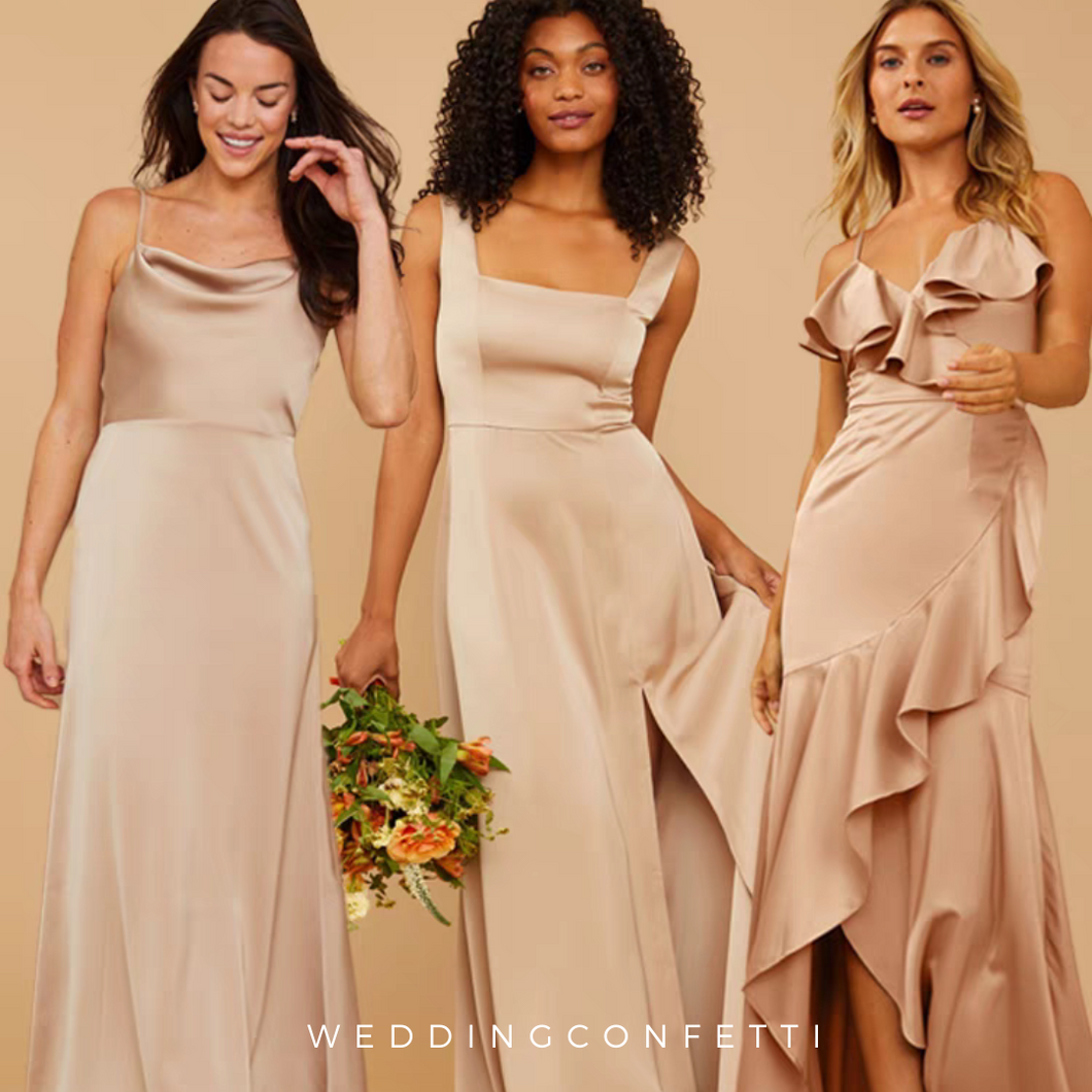 The Bridgette Satin Bridesmaid Series (Customisable)