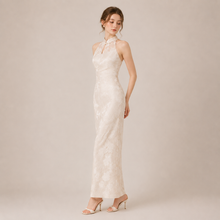 Load image into Gallery viewer, The Aurele Sleeveless Cheongsam Gown - WeddingConfetti