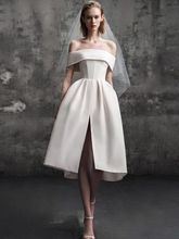 Load image into Gallery viewer, The Luella Wedding Bridal Off Shoulder White Dress