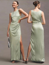 Load image into Gallery viewer, The Lara Satin Bridesmaid Series (Customisable)
