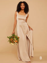 Load image into Gallery viewer, The Bridgette Satin Bridesmaid Series (Customisable)