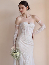 Load image into Gallery viewer, The Ricci Wedding Bridal Tube Gown - WeddingConfetti