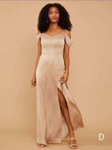 The Bridgette Satin Bridesmaid Series (Customisable)