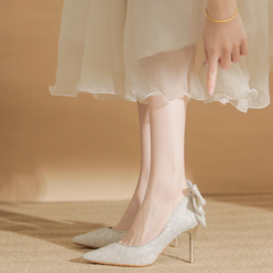 The Klary Wedding Bridal Glitter Heels