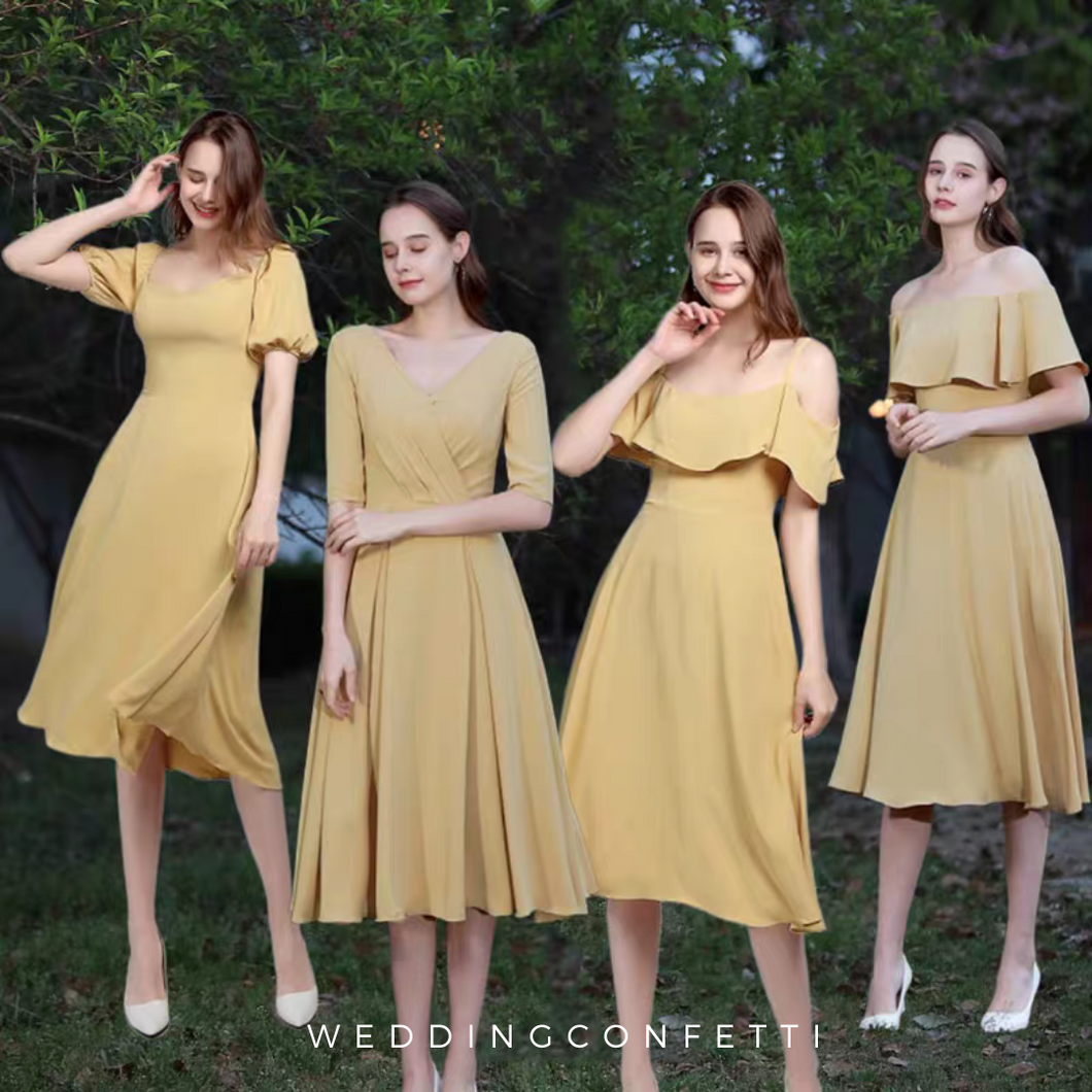 The Pennalie Satin Bridesmaid Series (Customisable)