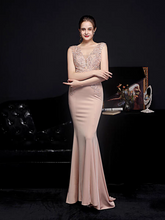 Load image into Gallery viewer, The Jaymee Sleeveless Mermaid Gown (Available in 6 colours)