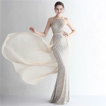 Load image into Gallery viewer, The Codila Halter Evening Mermaid Dress (Available in 6 colours)
