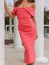 Load image into Gallery viewer, The Uresy Evening Off Shoulder Dress (Available in 2 colours)