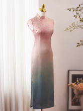 Load image into Gallery viewer, The Wisteria Ombre Cheongsam Gown - WeddingConfetti