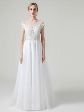 Load image into Gallery viewer, The Rosalle Wedding Bridal Off Shoulder Gown - WeddingConfetti